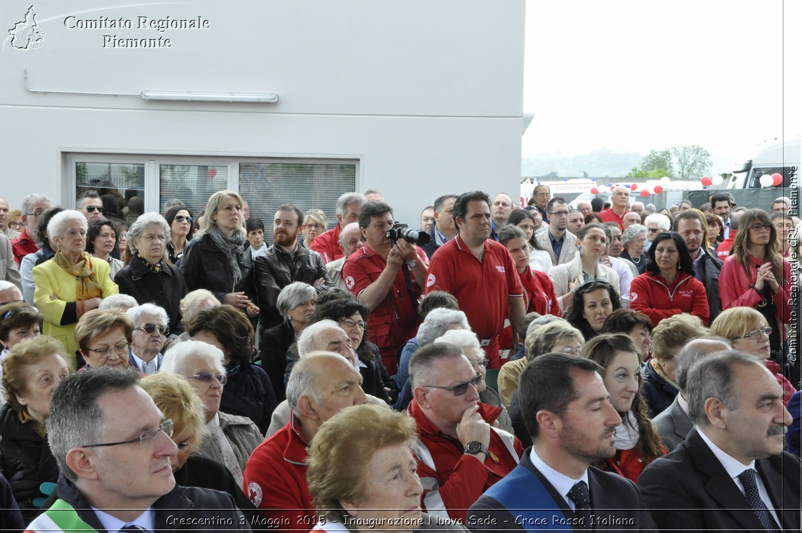 Crescentino 3 Maggio 2015 - Inaugurazione Nuova Sede - Croce Rossa Italiana- Comitato Regionale del Piemonte