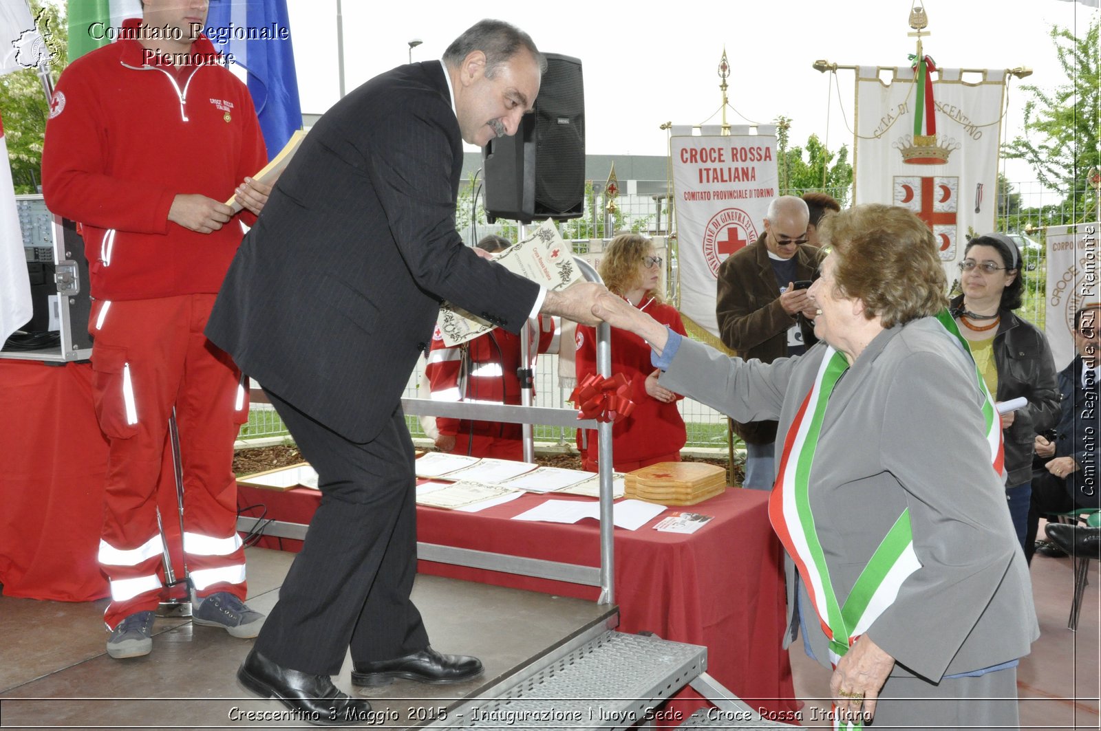 Crescentino 3 Maggio 2015 - Inaugurazione Nuova Sede - Croce Rossa Italiana- Comitato Regionale del Piemonte