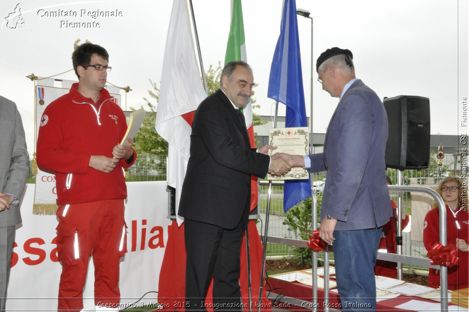 Crescentino 3 Maggio 2015 - Inaugurazione Nuova Sede - Croce Rossa Italiana- Comitato Regionale del Piemonte