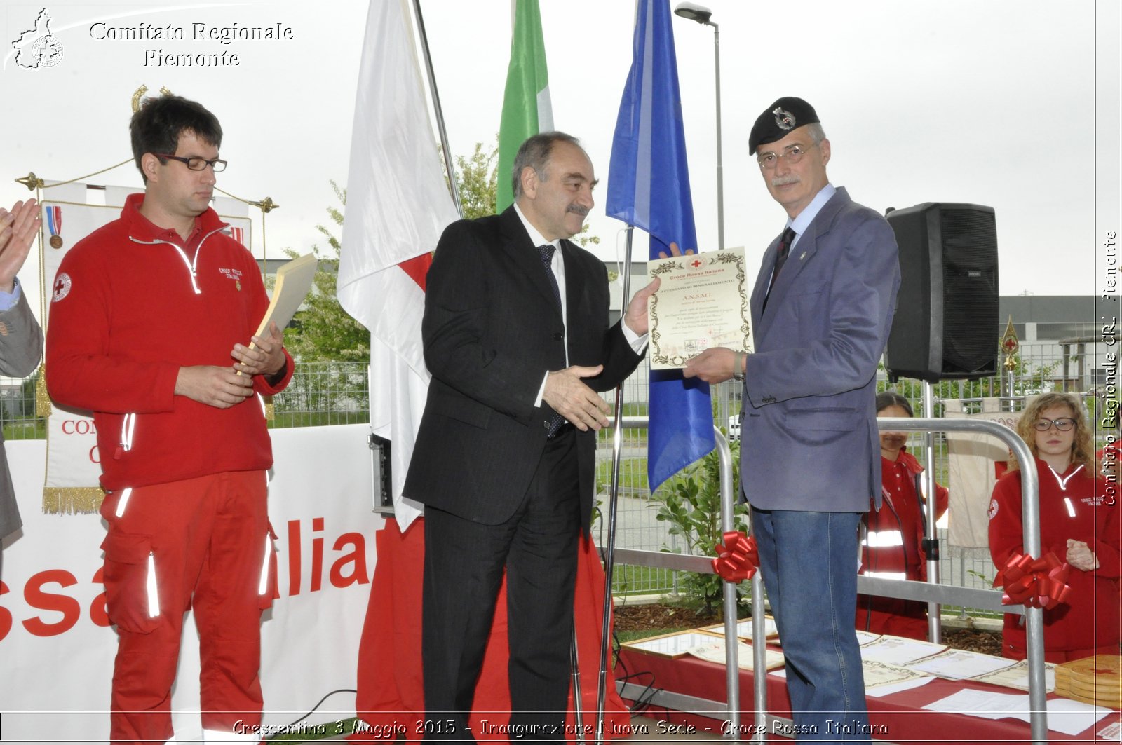 Crescentino 3 Maggio 2015 - Inaugurazione Nuova Sede - Croce Rossa Italiana- Comitato Regionale del Piemonte