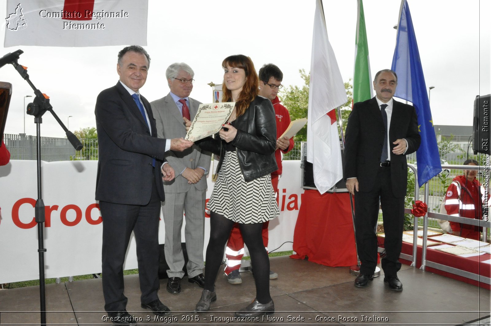 Crescentino 3 Maggio 2015 - Inaugurazione Nuova Sede - Croce Rossa Italiana- Comitato Regionale del Piemonte