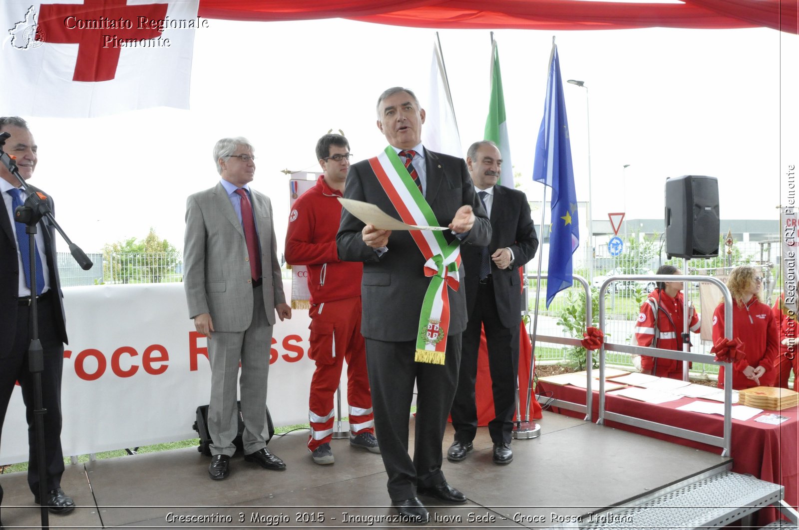 Crescentino 3 Maggio 2015 - Inaugurazione Nuova Sede - Croce Rossa Italiana- Comitato Regionale del Piemonte