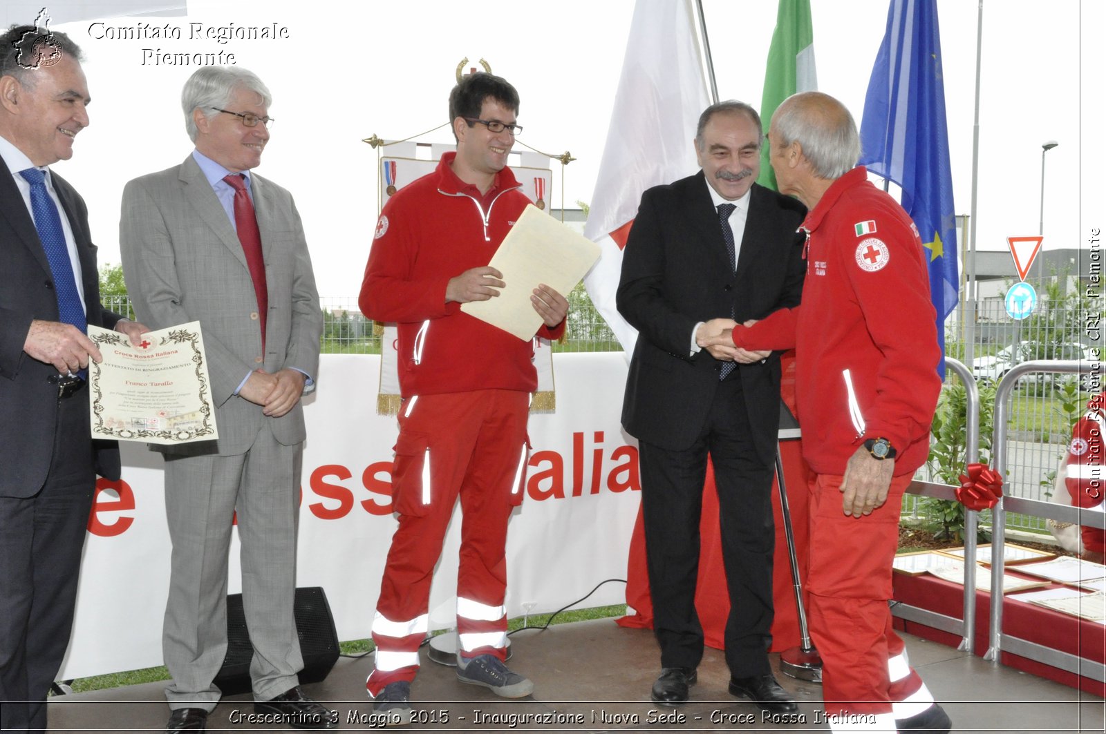 Crescentino 3 Maggio 2015 - Inaugurazione Nuova Sede - Croce Rossa Italiana- Comitato Regionale del Piemonte