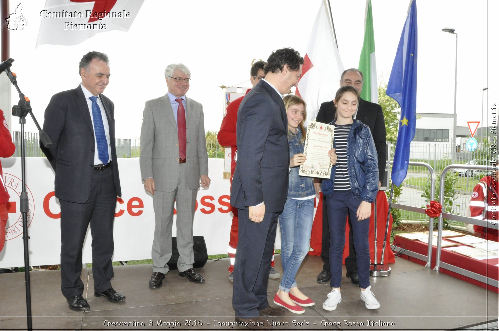 Crescentino 3 Maggio 2015 - Inaugurazione Nuova Sede - Croce Rossa Italiana- Comitato Regionale del Piemonte