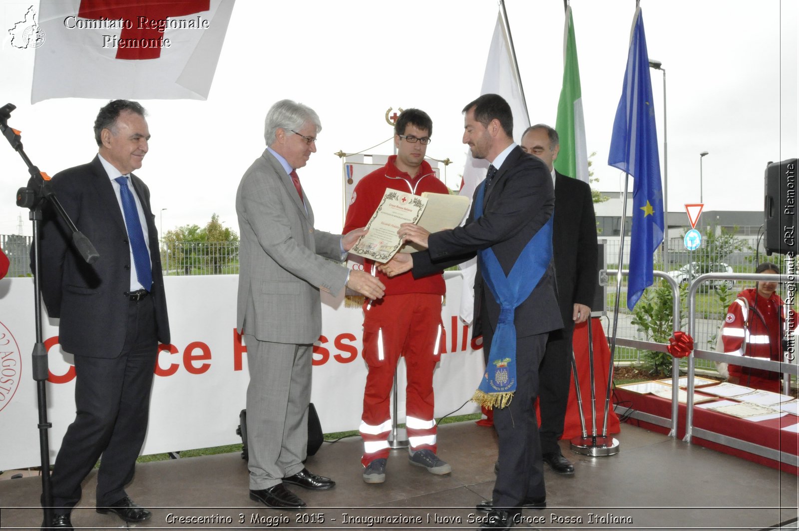 Crescentino 3 Maggio 2015 - Inaugurazione Nuova Sede - Croce Rossa Italiana- Comitato Regionale del Piemonte