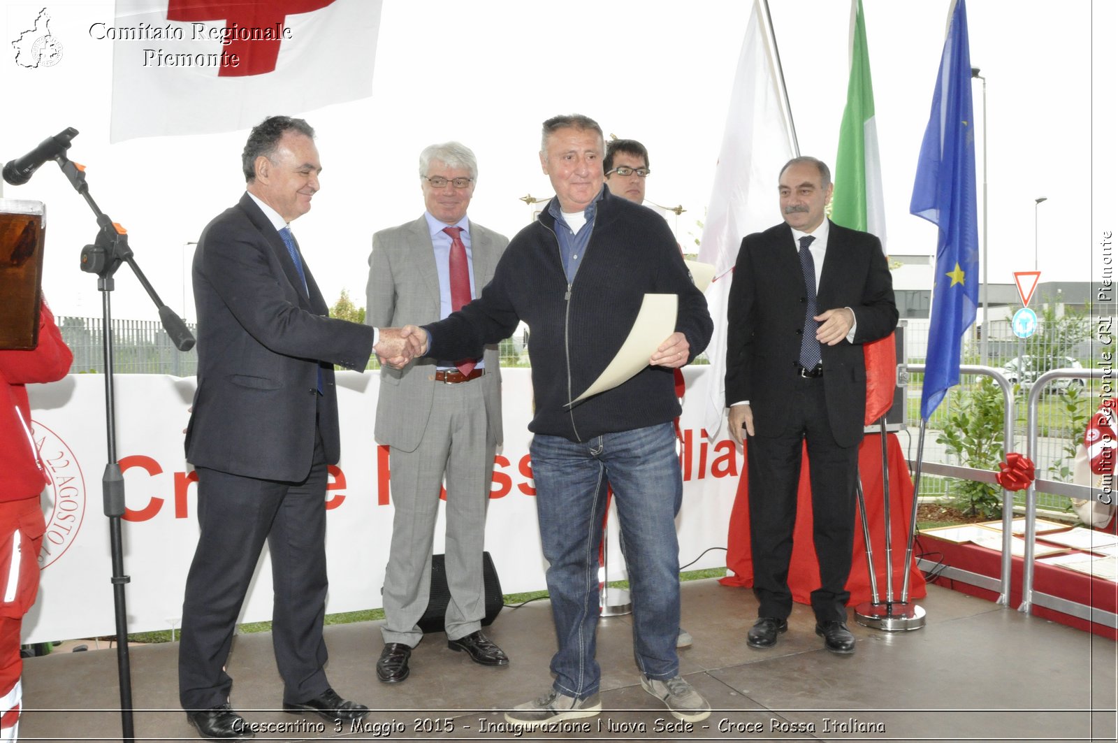 Crescentino 3 Maggio 2015 - Inaugurazione Nuova Sede - Croce Rossa Italiana- Comitato Regionale del Piemonte