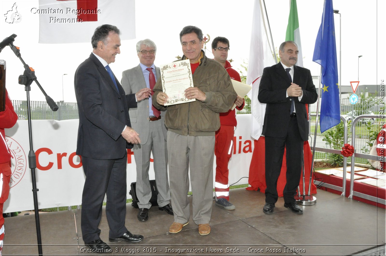 Crescentino 3 Maggio 2015 - Inaugurazione Nuova Sede - Croce Rossa Italiana- Comitato Regionale del Piemonte