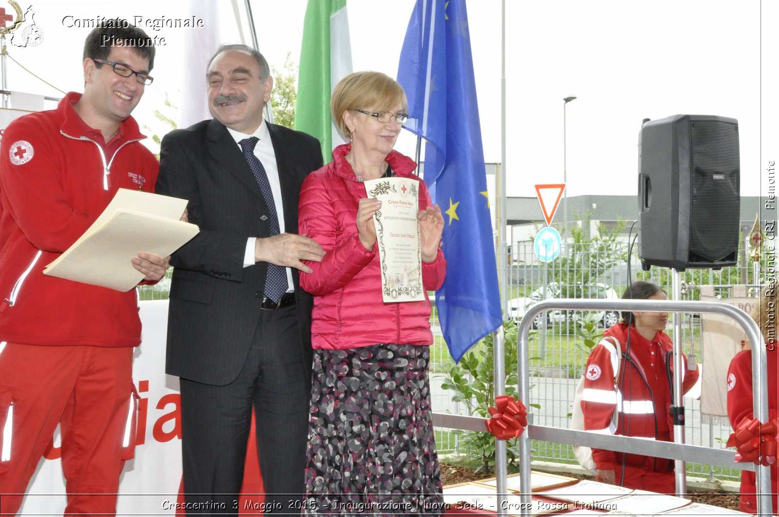 Crescentino 3 Maggio 2015 - Inaugurazione Nuova Sede - Croce Rossa Italiana- Comitato Regionale del Piemonte