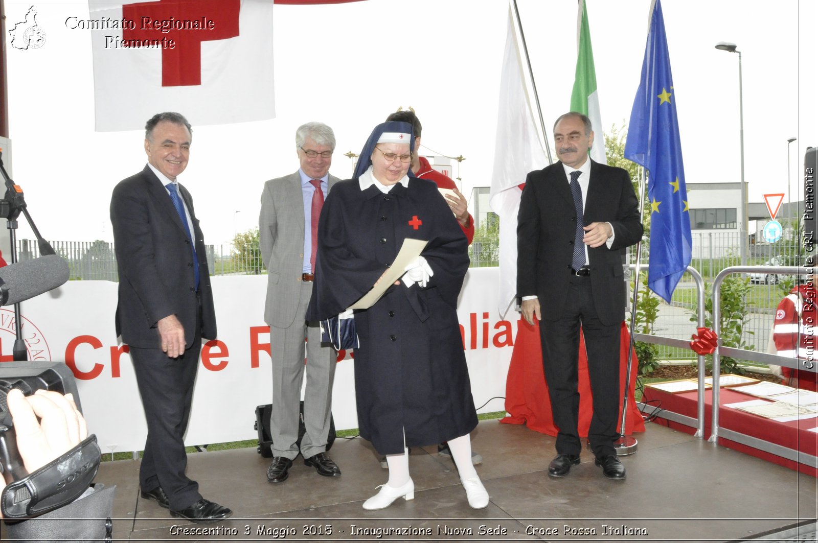 Crescentino 3 Maggio 2015 - Inaugurazione Nuova Sede - Croce Rossa Italiana- Comitato Regionale del Piemonte