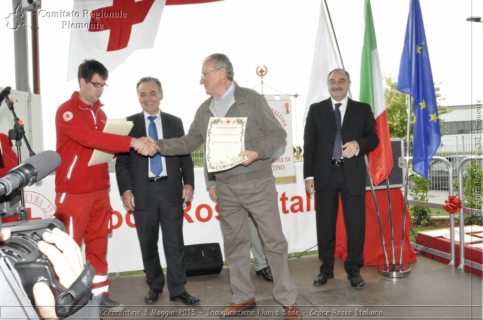 Crescentino 3 Maggio 2015 - Inaugurazione Nuova Sede - Croce Rossa Italiana- Comitato Regionale del Piemonte