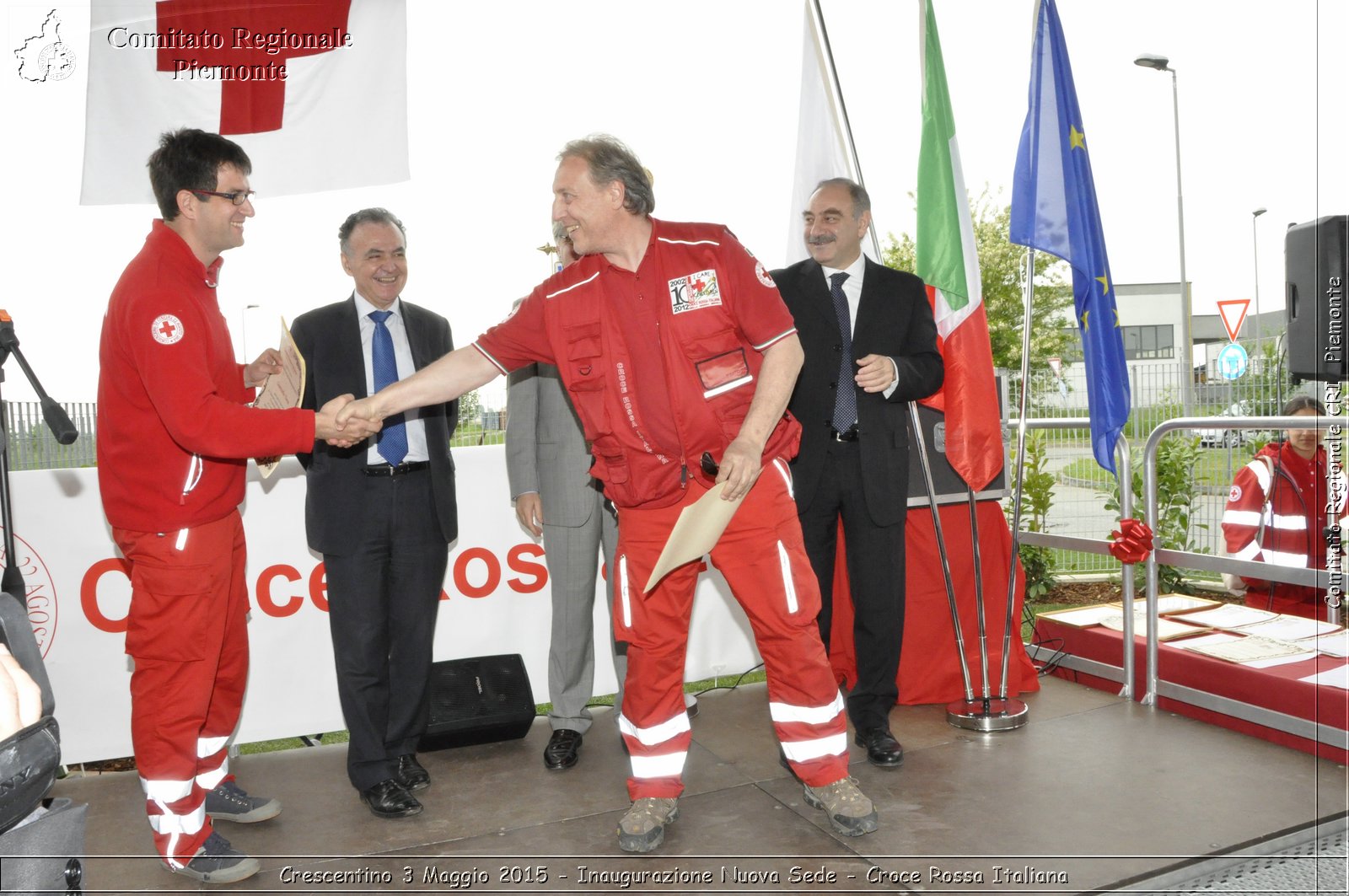 Crescentino 3 Maggio 2015 - Inaugurazione Nuova Sede - Croce Rossa Italiana- Comitato Regionale del Piemonte