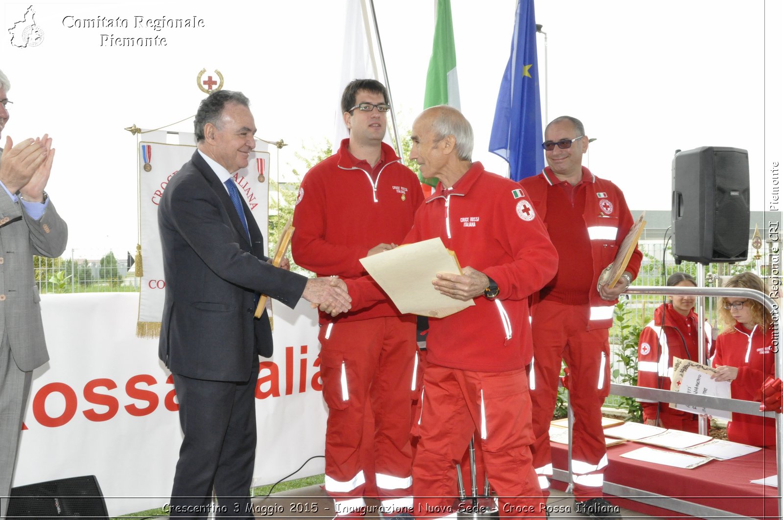 Crescentino 3 Maggio 2015 - Inaugurazione Nuova Sede - Croce Rossa Italiana- Comitato Regionale del Piemonte