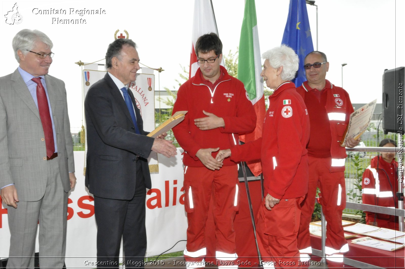 Crescentino 3 Maggio 2015 - Inaugurazione Nuova Sede - Croce Rossa Italiana- Comitato Regionale del Piemonte