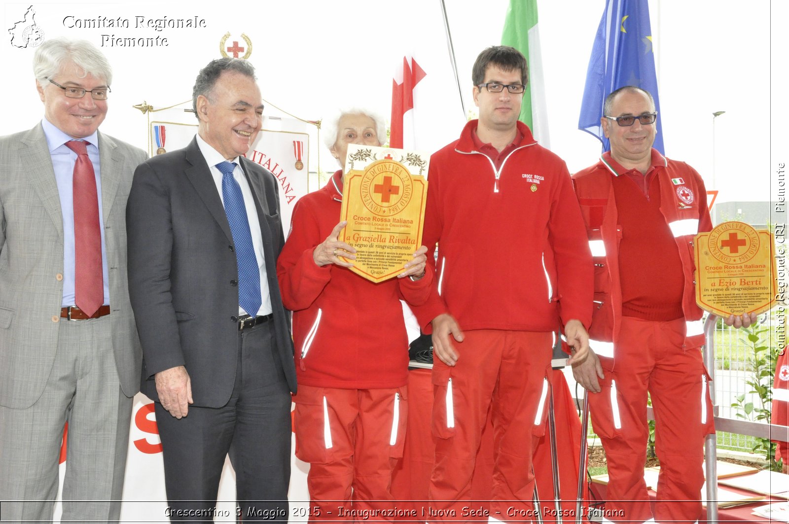 Crescentino 3 Maggio 2015 - Inaugurazione Nuova Sede - Croce Rossa Italiana- Comitato Regionale del Piemonte