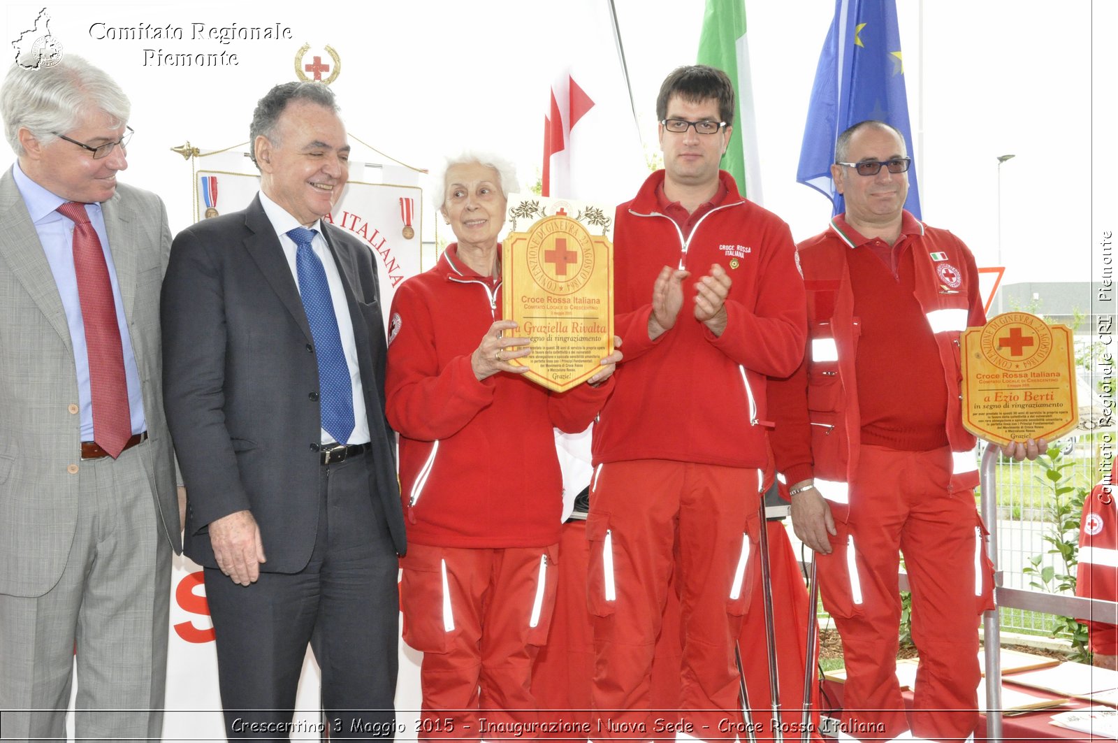 Crescentino 3 Maggio 2015 - Inaugurazione Nuova Sede - Croce Rossa Italiana- Comitato Regionale del Piemonte