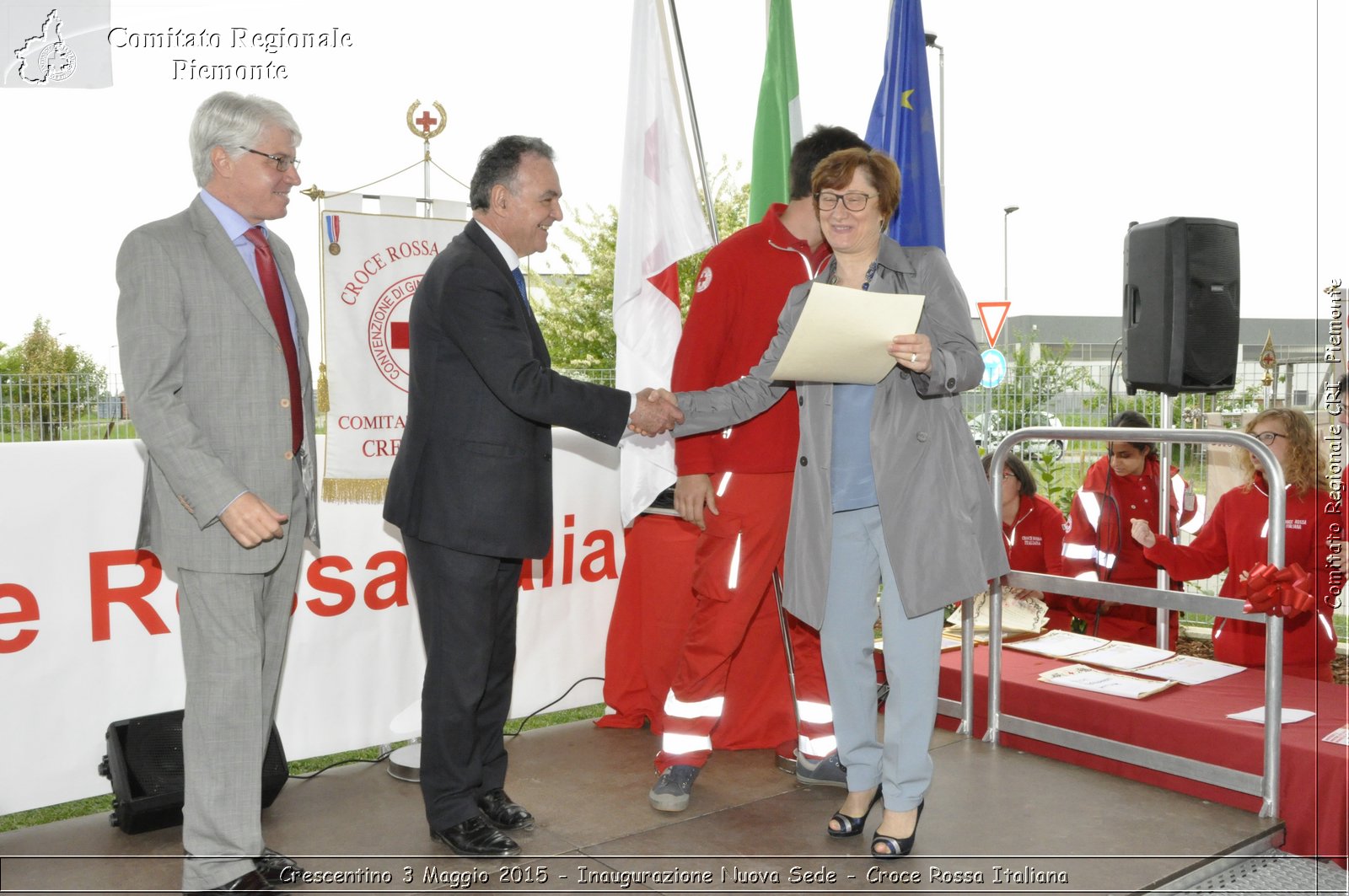 Crescentino 3 Maggio 2015 - Inaugurazione Nuova Sede - Croce Rossa Italiana- Comitato Regionale del Piemonte