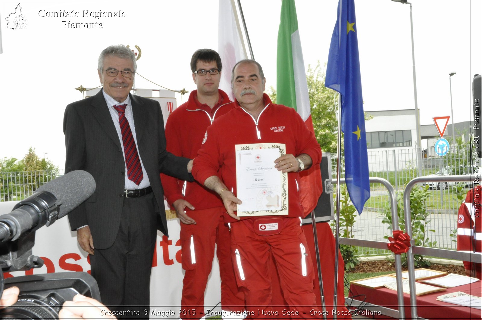 Crescentino 3 Maggio 2015 - Inaugurazione Nuova Sede - Croce Rossa Italiana- Comitato Regionale del Piemonte