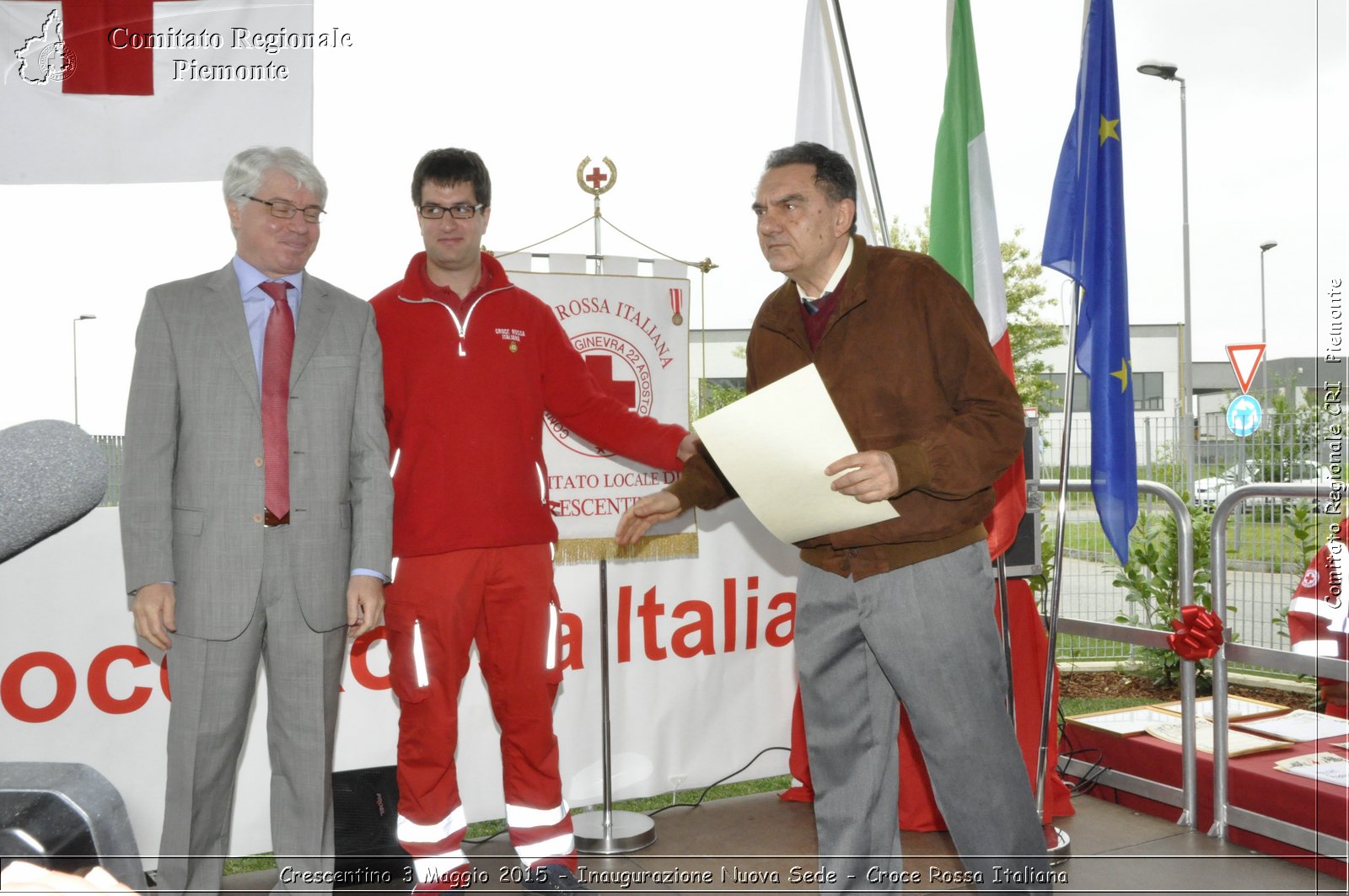 Crescentino 3 Maggio 2015 - Inaugurazione Nuova Sede - Croce Rossa Italiana- Comitato Regionale del Piemonte