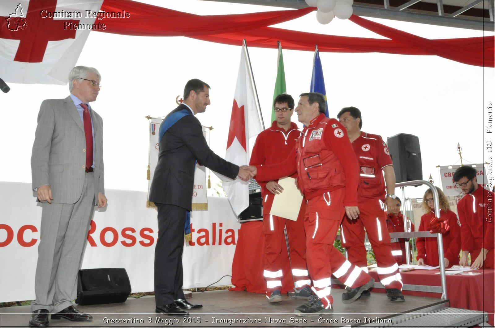 Crescentino 3 Maggio 2015 - Inaugurazione Nuova Sede - Croce Rossa Italiana- Comitato Regionale del Piemonte