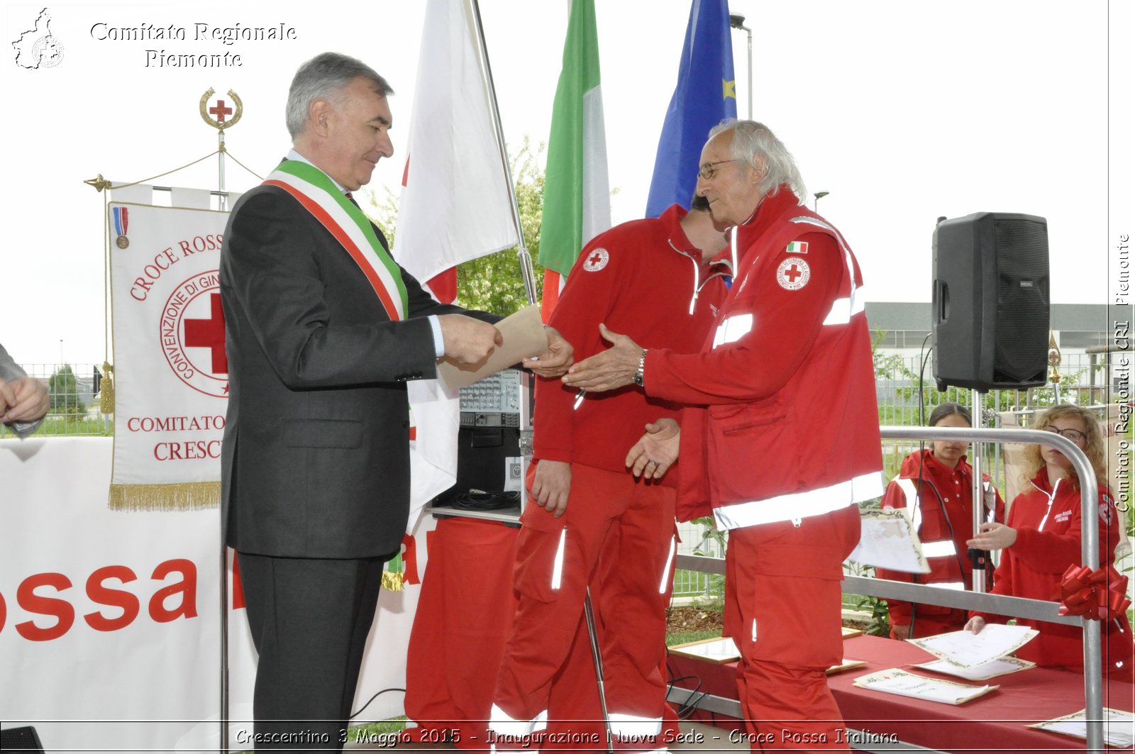 Crescentino 3 Maggio 2015 - Inaugurazione Nuova Sede - Croce Rossa Italiana- Comitato Regionale del Piemonte