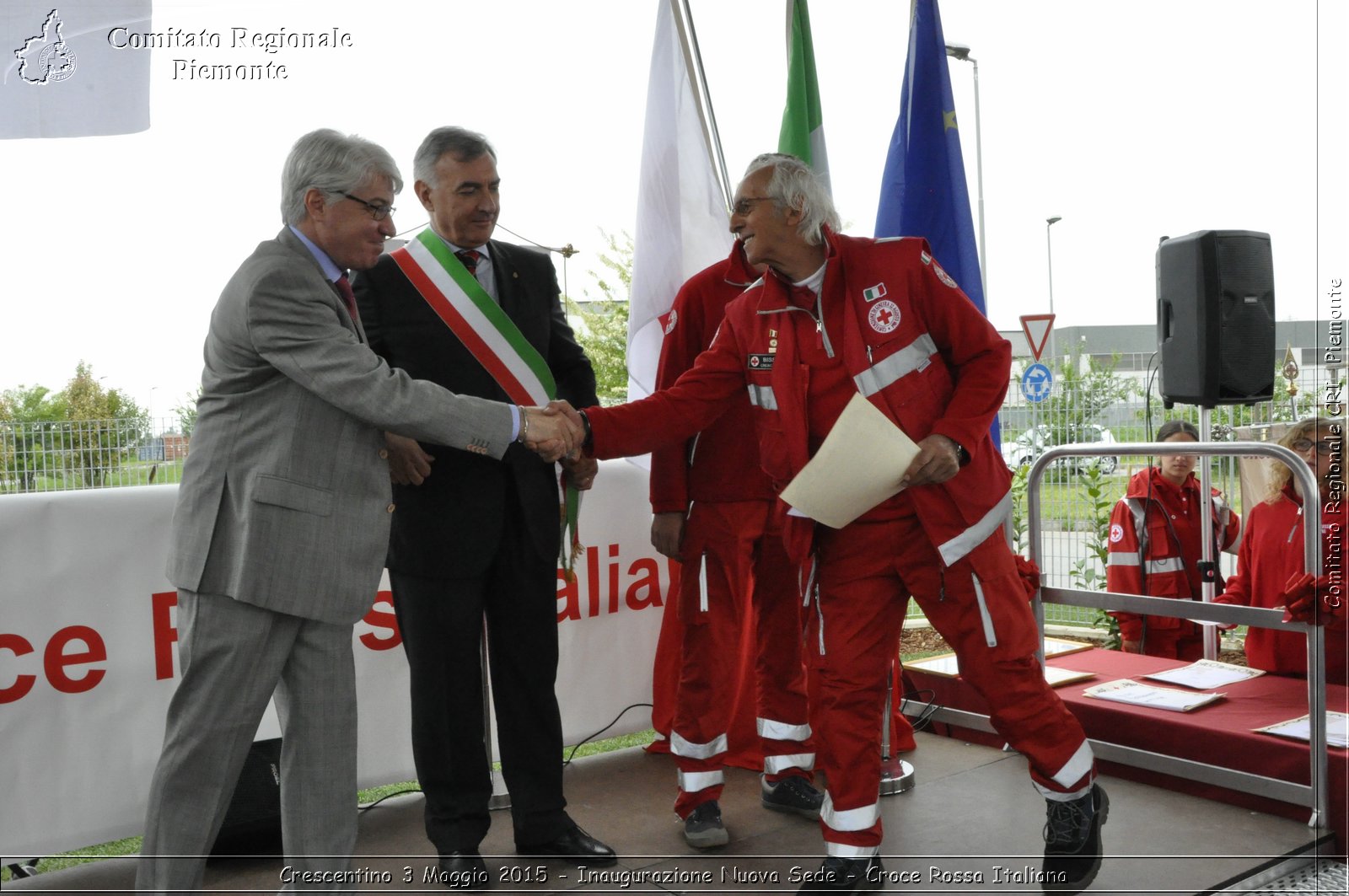 Crescentino 3 Maggio 2015 - Inaugurazione Nuova Sede - Croce Rossa Italiana- Comitato Regionale del Piemonte