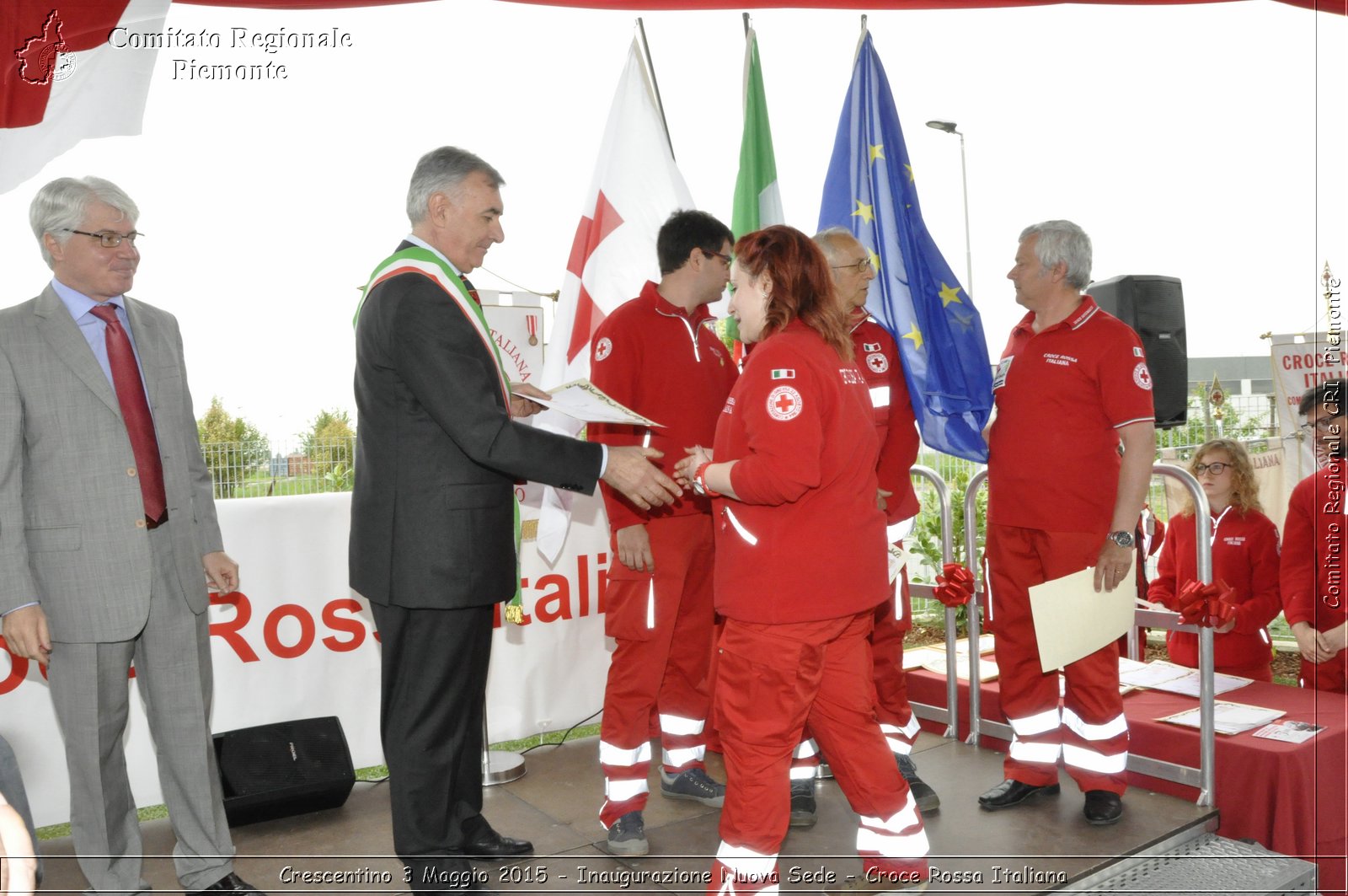 Crescentino 3 Maggio 2015 - Inaugurazione Nuova Sede - Croce Rossa Italiana- Comitato Regionale del Piemonte