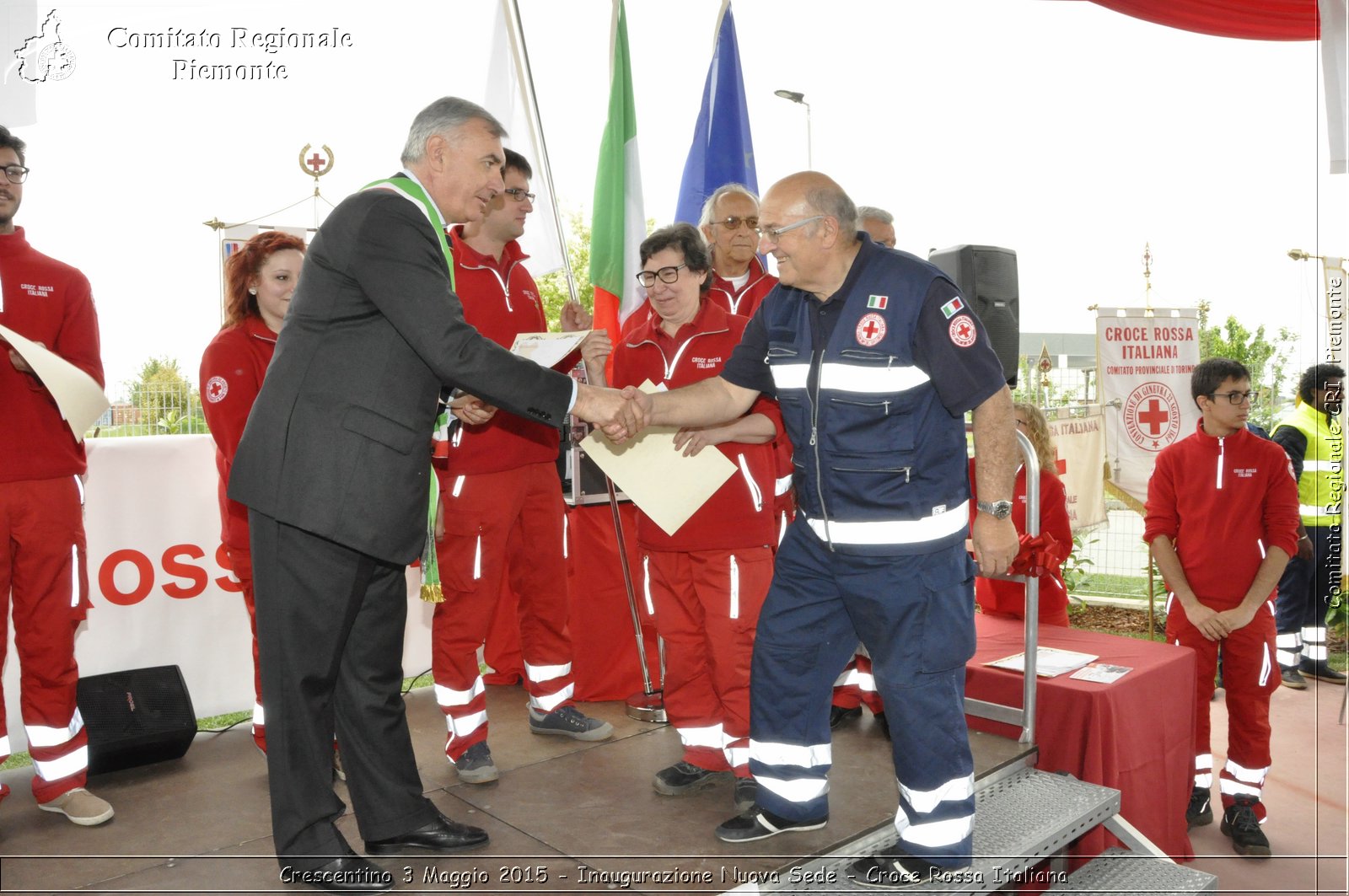 Crescentino 3 Maggio 2015 - Inaugurazione Nuova Sede - Croce Rossa Italiana- Comitato Regionale del Piemonte