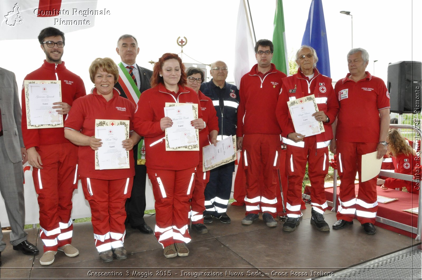 Crescentino 3 Maggio 2015 - Inaugurazione Nuova Sede - Croce Rossa Italiana- Comitato Regionale del Piemonte