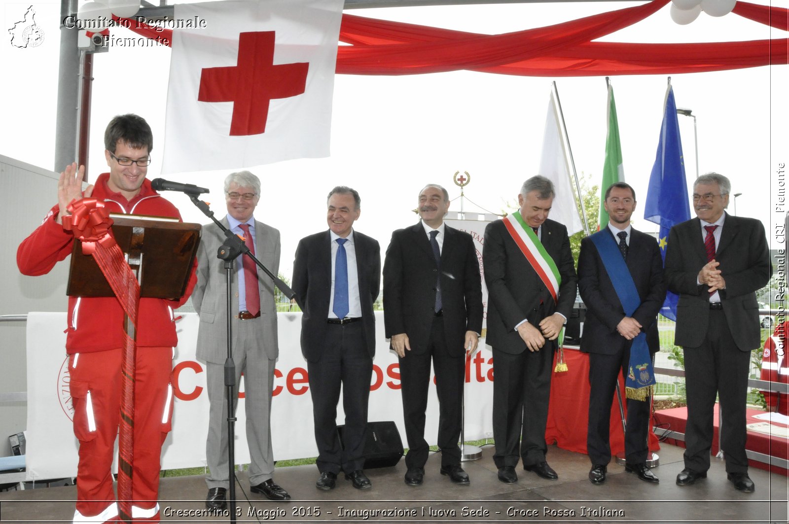 Crescentino 3 Maggio 2015 - Inaugurazione Nuova Sede - Croce Rossa Italiana- Comitato Regionale del Piemonte