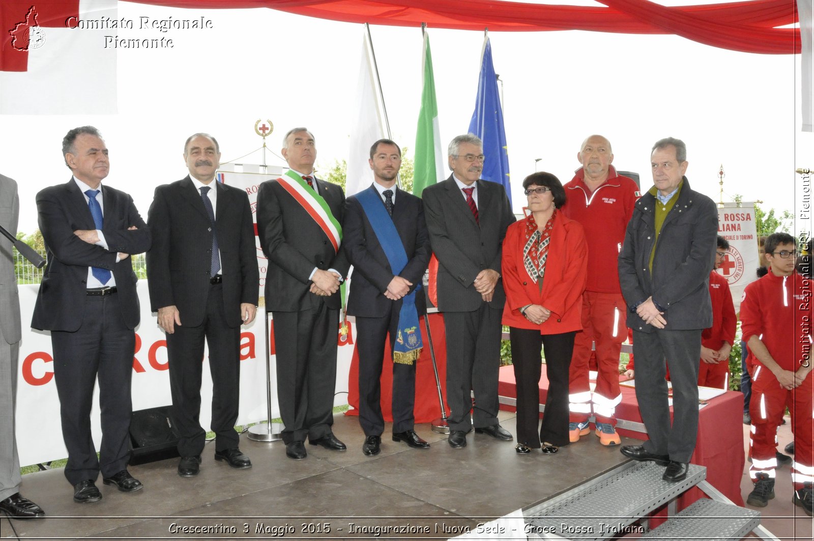 Crescentino 3 Maggio 2015 - Inaugurazione Nuova Sede - Croce Rossa Italiana- Comitato Regionale del Piemonte