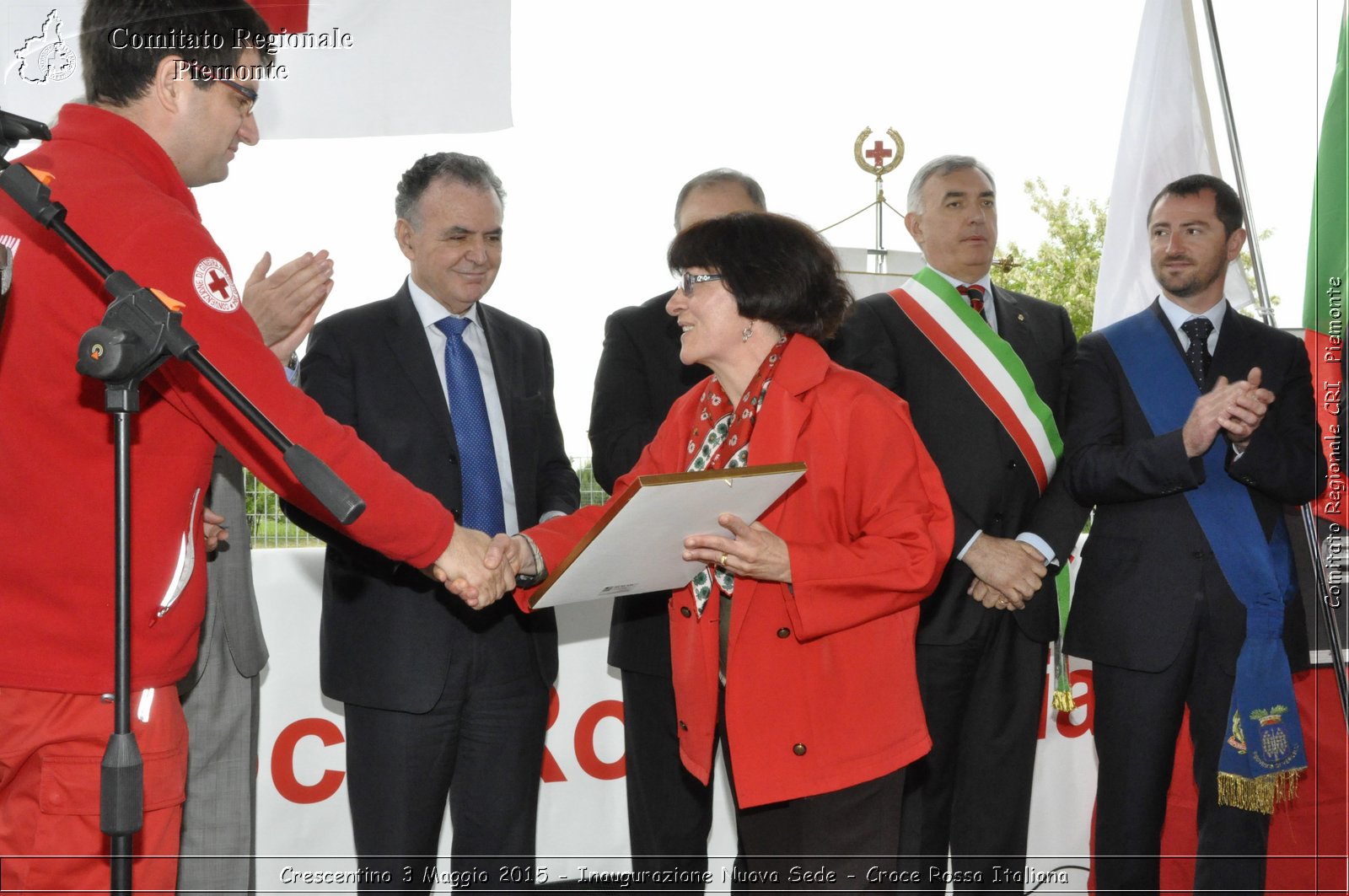 Crescentino 3 Maggio 2015 - Inaugurazione Nuova Sede - Croce Rossa Italiana- Comitato Regionale del Piemonte