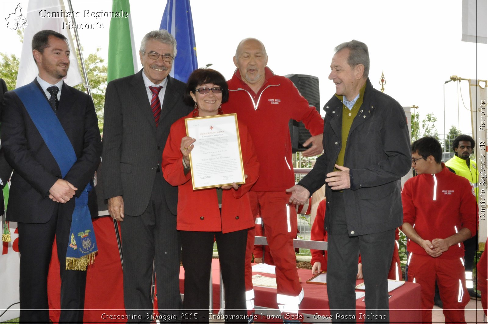 Crescentino 3 Maggio 2015 - Inaugurazione Nuova Sede - Croce Rossa Italiana- Comitato Regionale del Piemonte