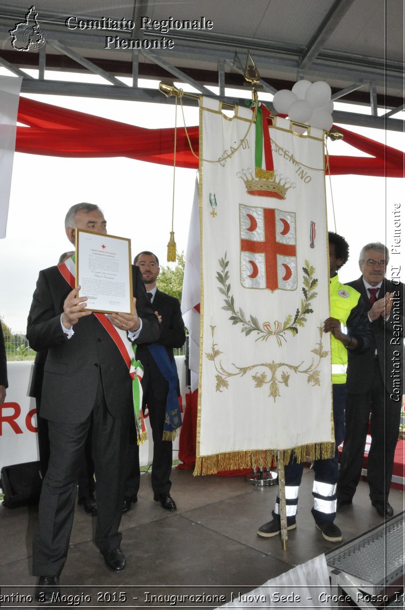 Crescentino 3 Maggio 2015 - Inaugurazione Nuova Sede - Croce Rossa Italiana- Comitato Regionale del Piemonte