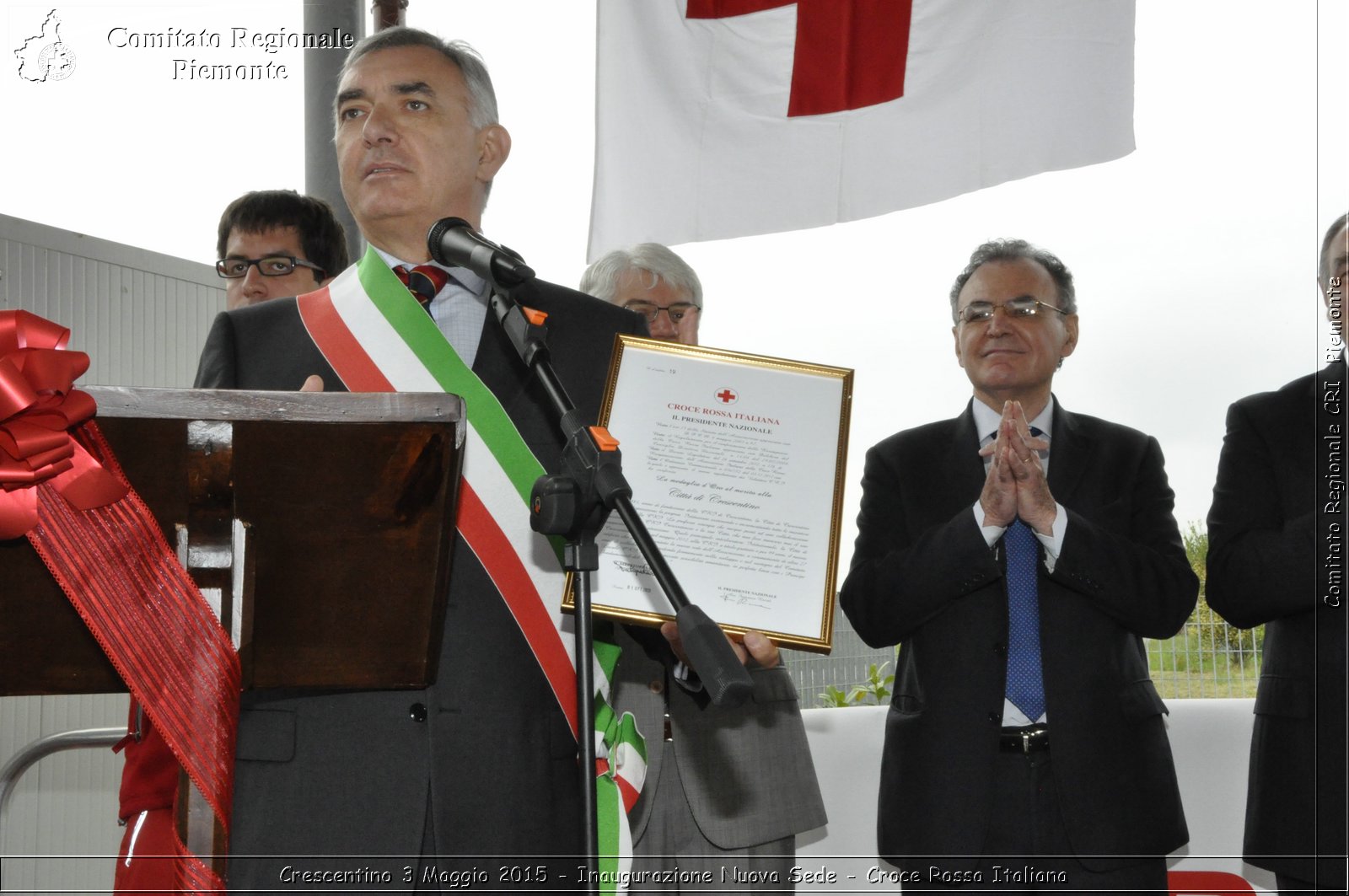 Crescentino 3 Maggio 2015 - Inaugurazione Nuova Sede - Croce Rossa Italiana- Comitato Regionale del Piemonte