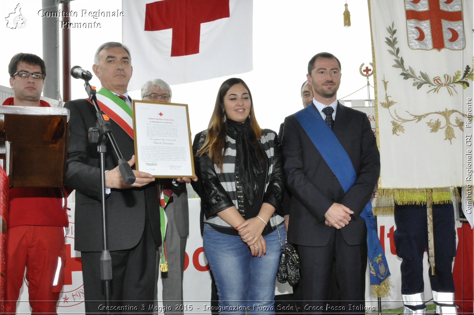 Crescentino 3 Maggio 2015 - Inaugurazione Nuova Sede - Croce Rossa Italiana- Comitato Regionale del Piemonte