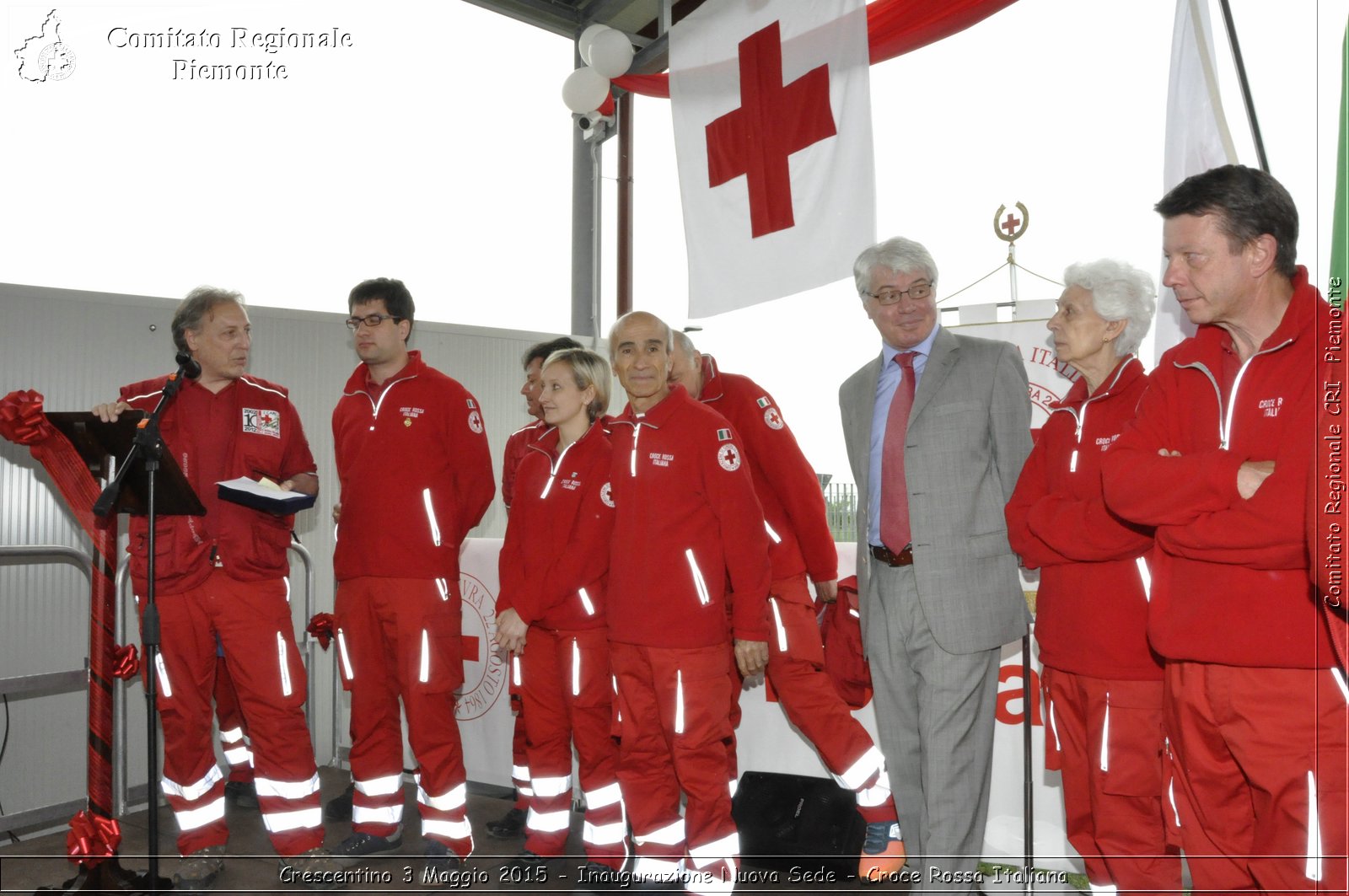 Crescentino 3 Maggio 2015 - Inaugurazione Nuova Sede - Croce Rossa Italiana- Comitato Regionale del Piemonte