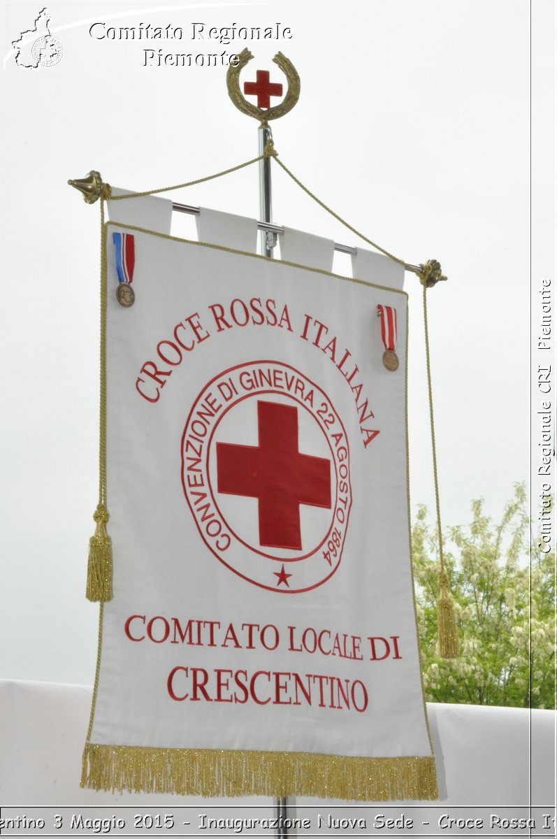 Crescentino 3 Maggio 2015 - Inaugurazione Nuova Sede - Croce Rossa Italiana- Comitato Regionale del Piemonte