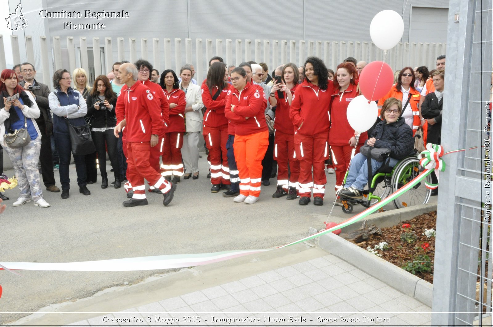 Crescentino 3 Maggio 2015 - Inaugurazione Nuova Sede - Croce Rossa Italiana- Comitato Regionale del Piemonte