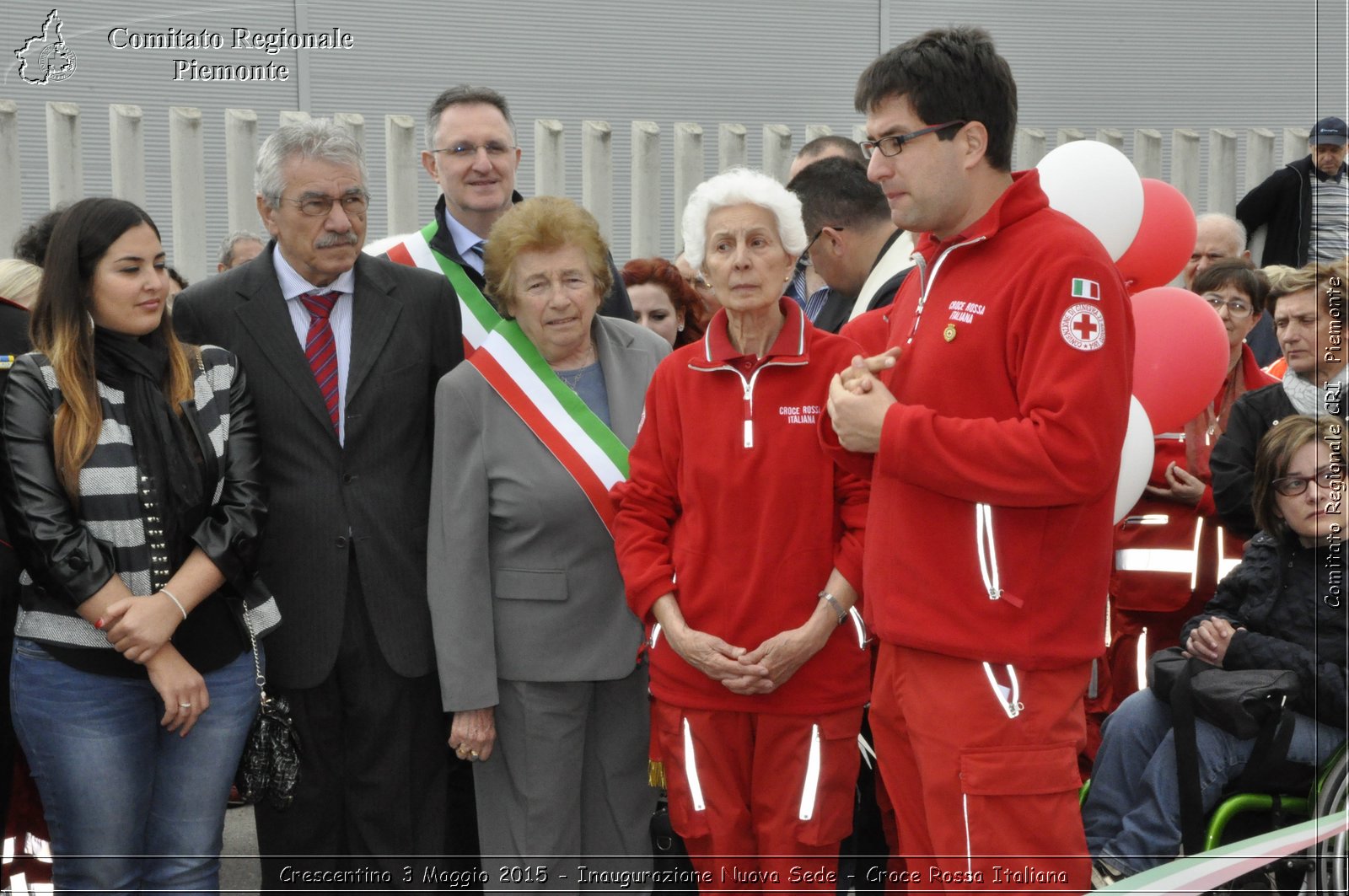 Crescentino 3 Maggio 2015 - Inaugurazione Nuova Sede - Croce Rossa Italiana- Comitato Regionale del Piemonte