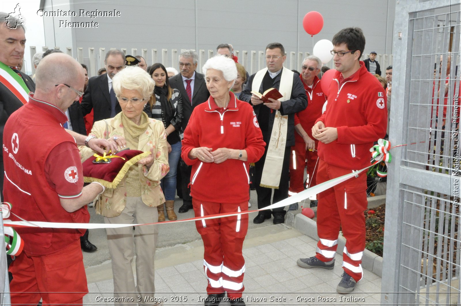 Crescentino 3 Maggio 2015 - Inaugurazione Nuova Sede - Croce Rossa Italiana- Comitato Regionale del Piemonte