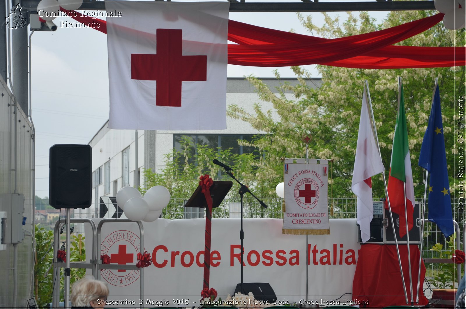 Crescentino 3 Maggio 2015 - Inaugurazione Nuova Sede - Croce Rossa Italiana- Comitato Regionale del Piemonte