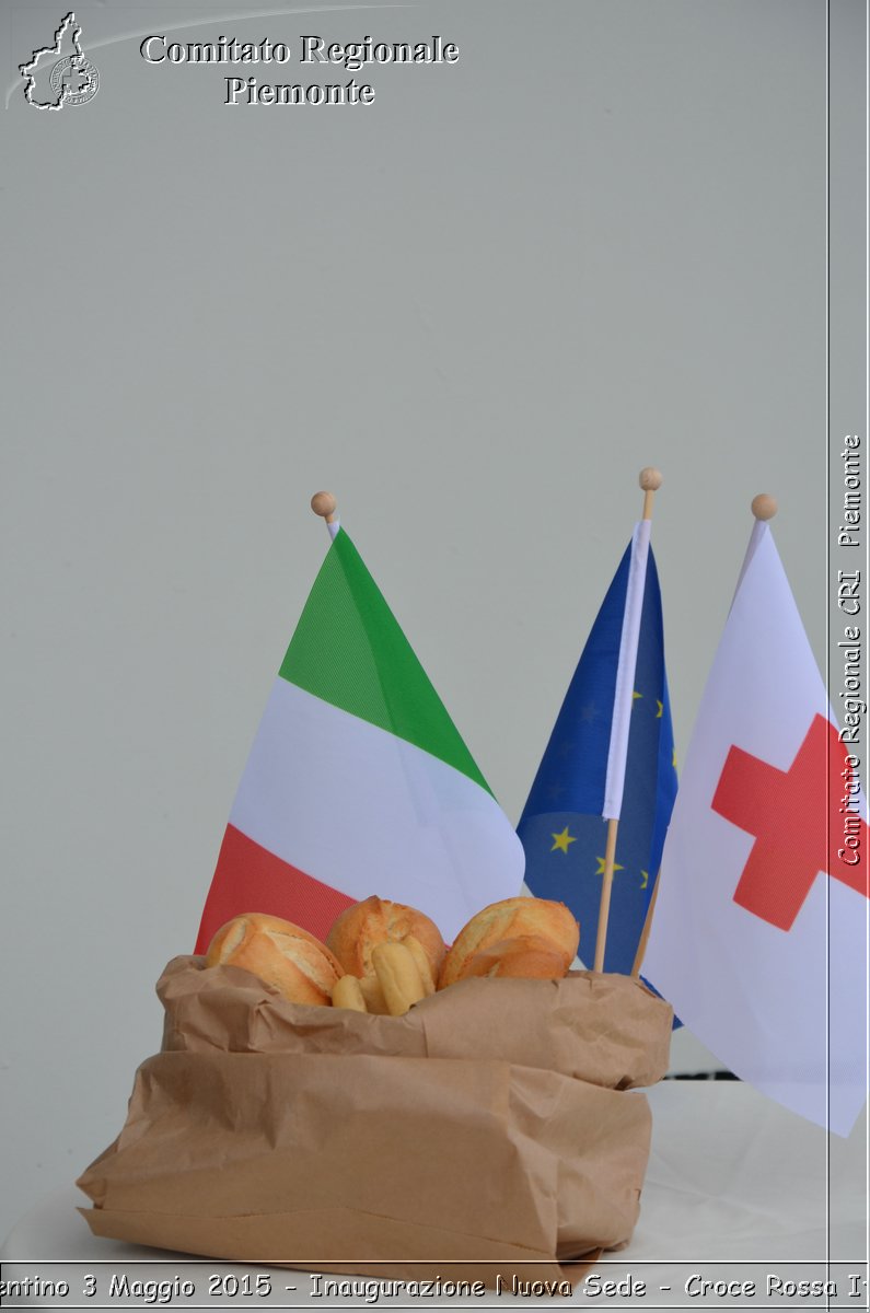 Crescentino 3 Maggio 2015 - Inaugurazione Nuova Sede - Croce Rossa Italiana- Comitato Regionale del Piemonte