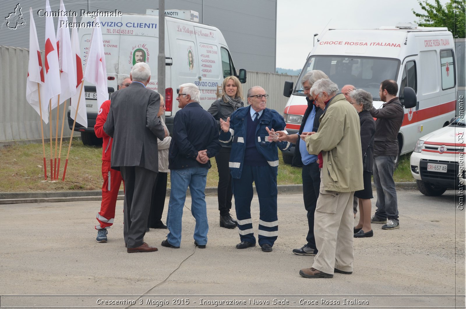 Crescentino 3 Maggio 2015 - Inaugurazione Nuova Sede - Croce Rossa Italiana- Comitato Regionale del Piemonte