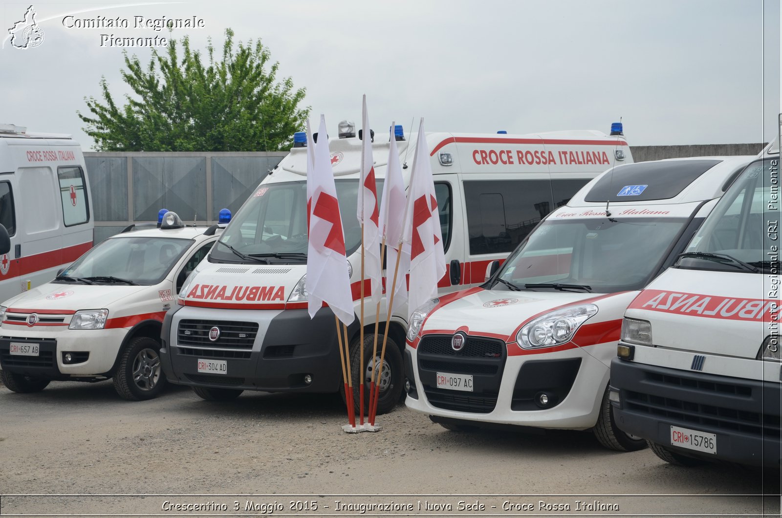 Crescentino 3 Maggio 2015 - Inaugurazione Nuova Sede - Croce Rossa Italiana- Comitato Regionale del Piemonte