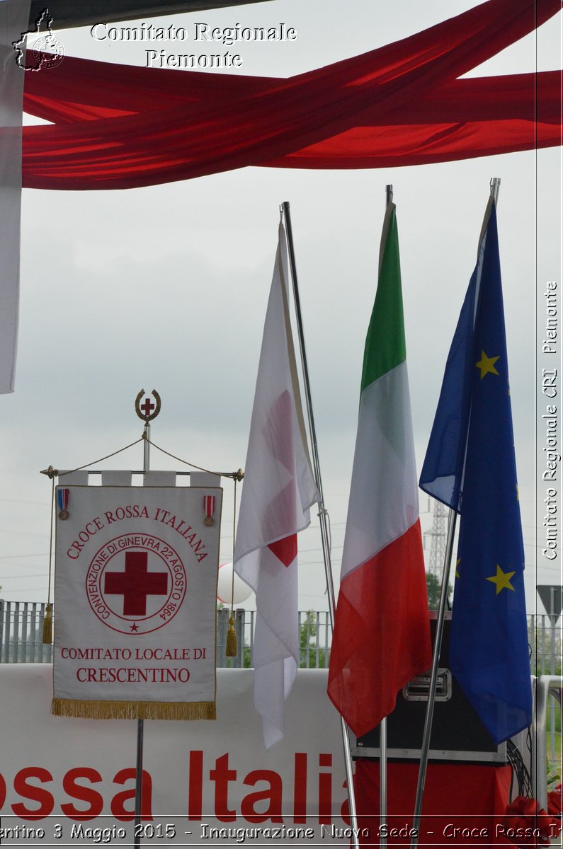 Crescentino 3 Maggio 2015 - Inaugurazione Nuova Sede - Croce Rossa Italiana- Comitato Regionale del Piemonte