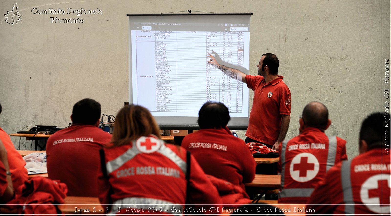 Ivrea 1 - 2 - 3 Maggio 2015 - CampoScuola CRI Regionale - Croce Rossa Italiana- Comitato Regionale del Piemonte