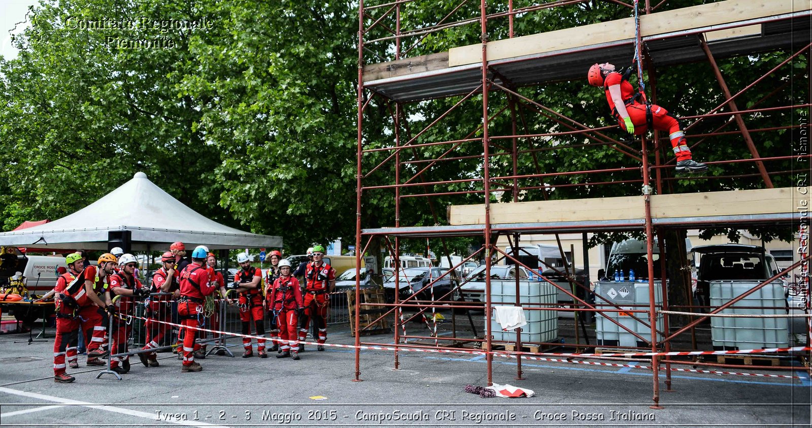 Ivrea 1 - 2 - 3 Maggio 2015 - CampoScuola CRI Regionale - Croce Rossa Italiana- Comitato Regionale del Piemonte