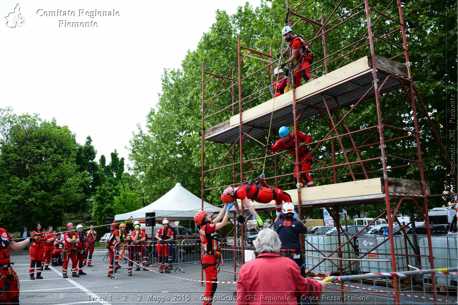 Ivrea 1 - 2 - 3 Maggio 2015 - CampoScuola CRI Regionale - Croce Rossa Italiana- Comitato Regionale del Piemonte