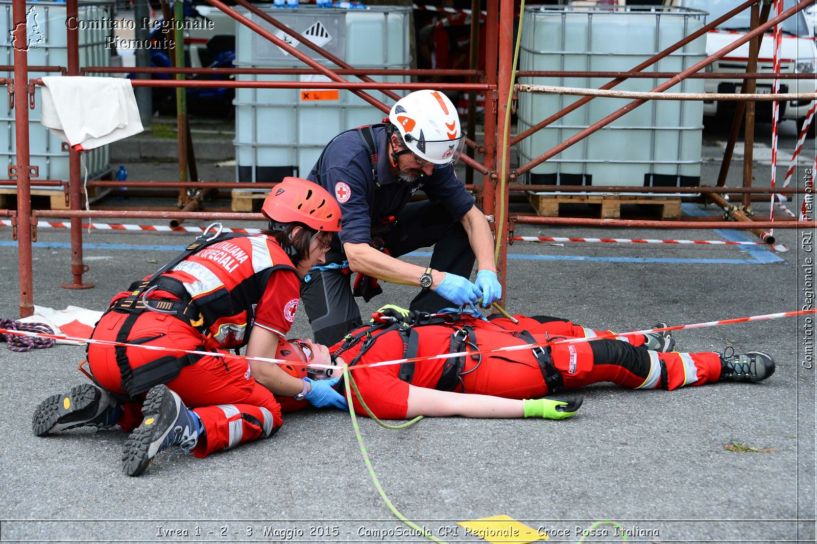 Ivrea 1 - 2 - 3 Maggio 2015 - CampoScuola CRI Regionale - Croce Rossa Italiana- Comitato Regionale del Piemonte