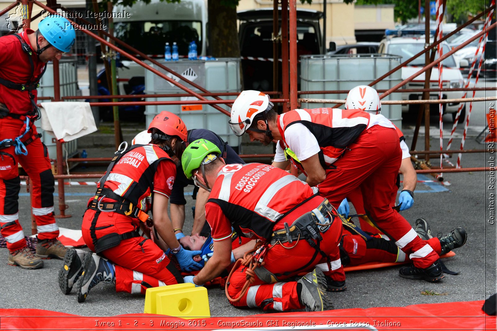 Ivrea 1 - 2 - 3 Maggio 2015 - CampoScuola CRI Regionale - Croce Rossa Italiana- Comitato Regionale del Piemonte